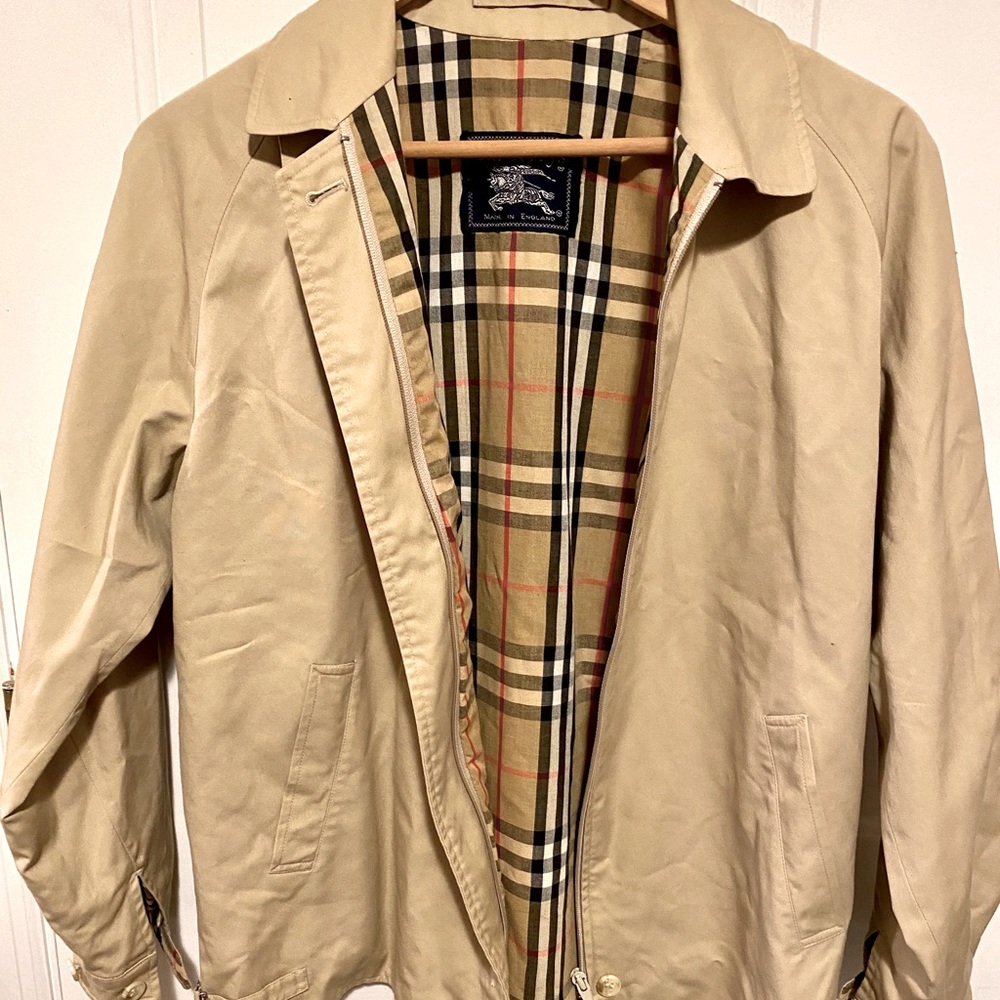 Burberry cotton golf jacket
